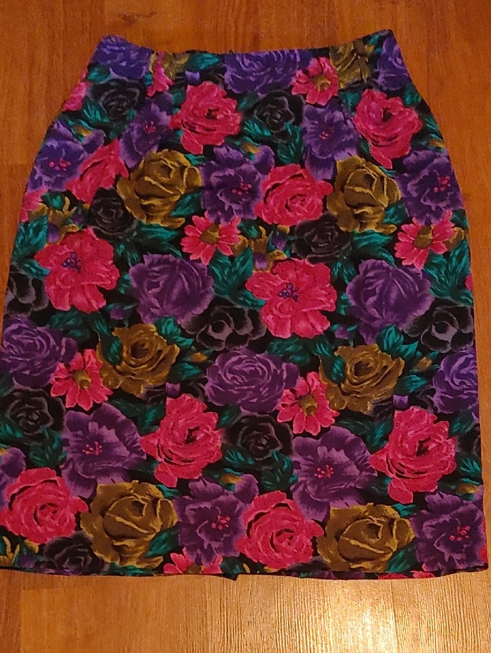Mister Leonard Floral Skirt in Multi-Color Sz 12